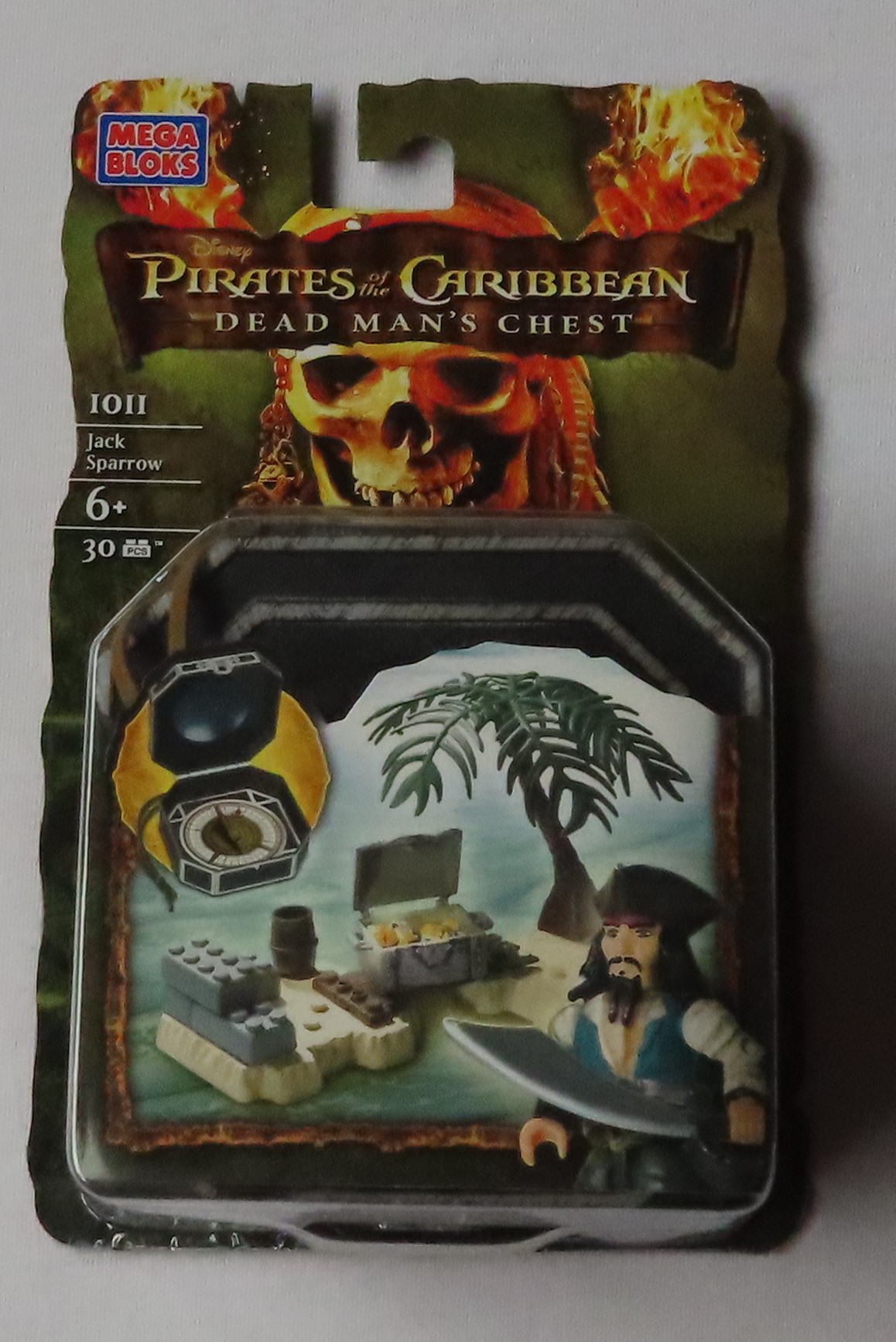 NEW Mega Bloks Pirates Of The Caribbean Dead Mans Chest Mini Figure Jack Sparrow 